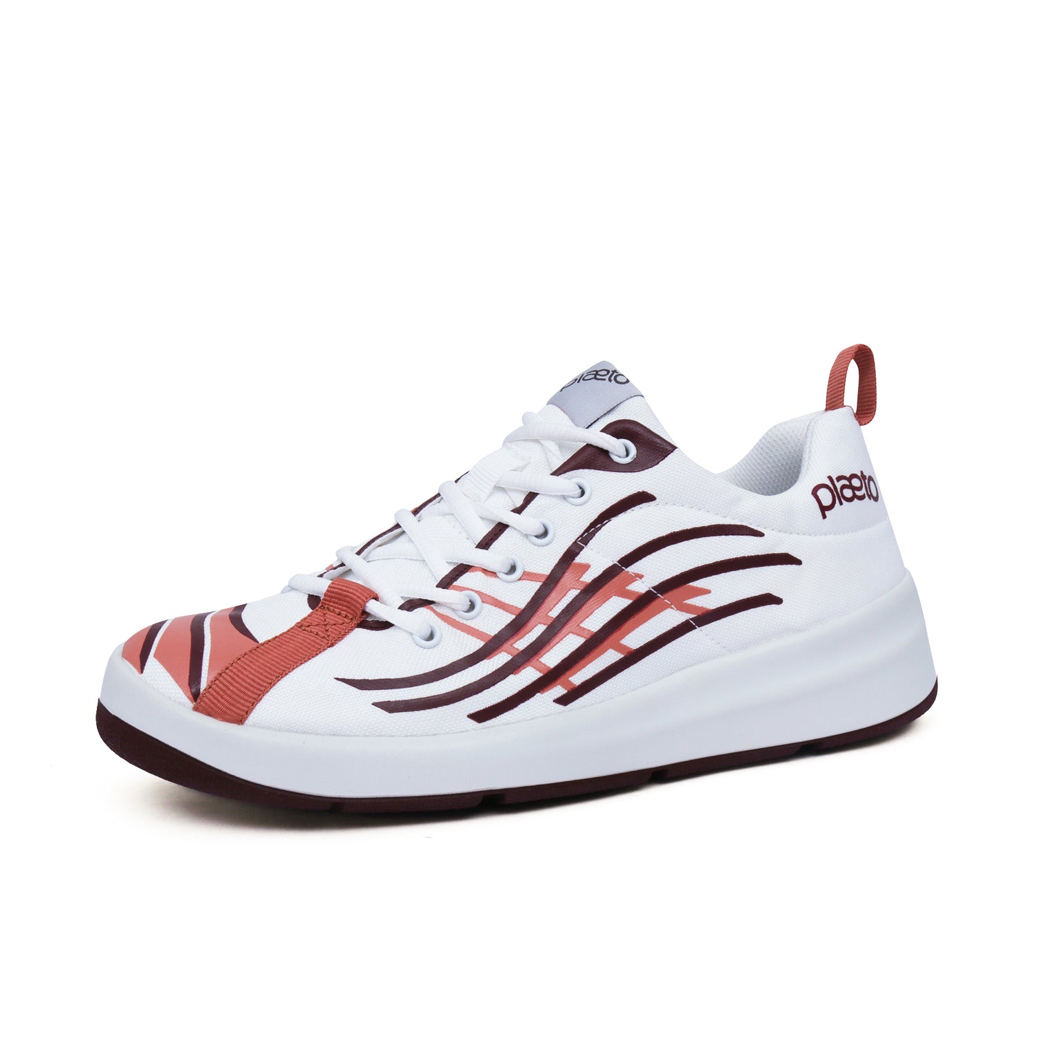 Nova Men's Sports Shoes - White / Burgundy