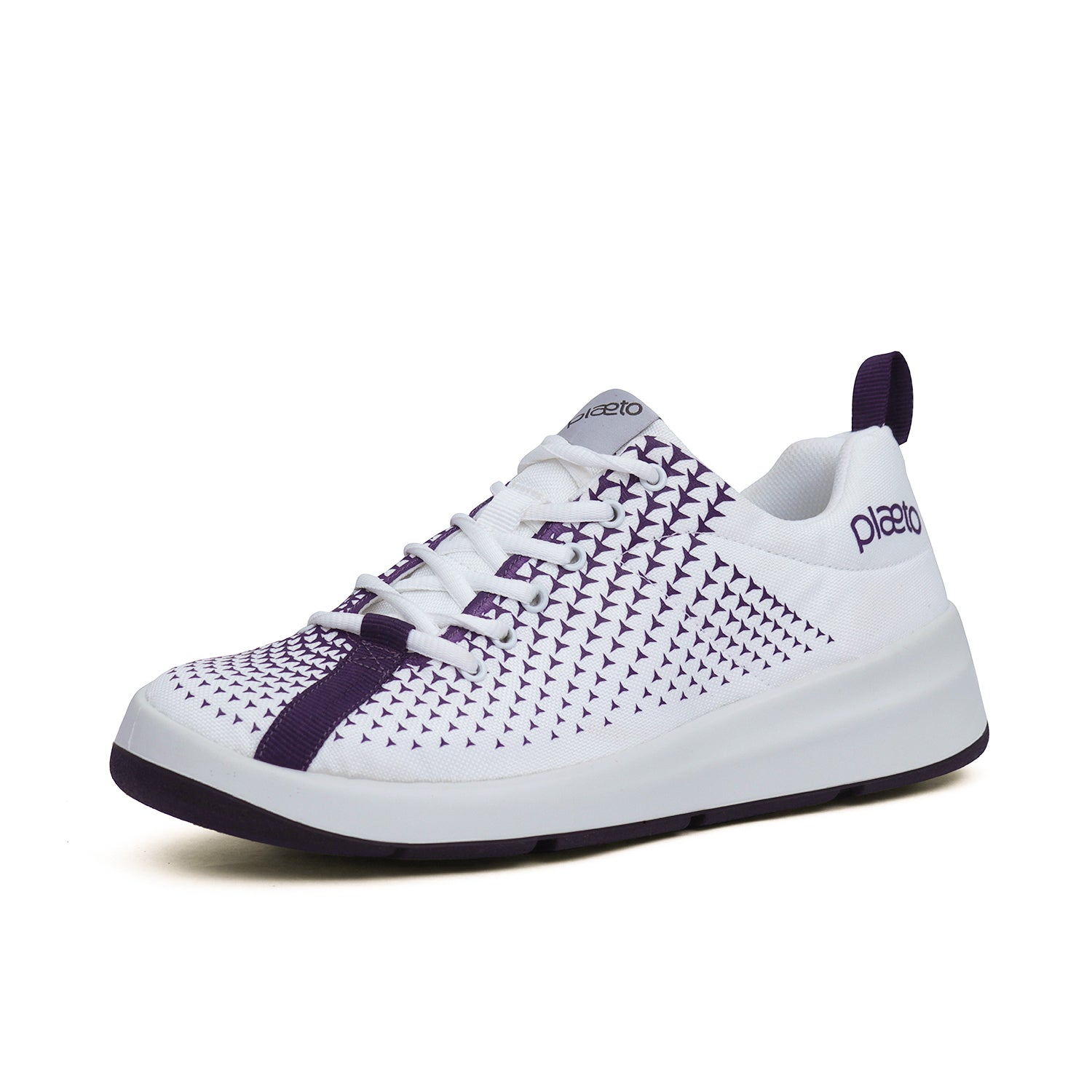 Shoes black white purple sale