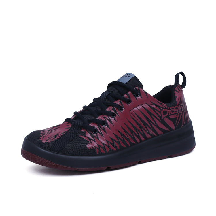 Ivy Men's Sports Shoes - Black / Burgundy