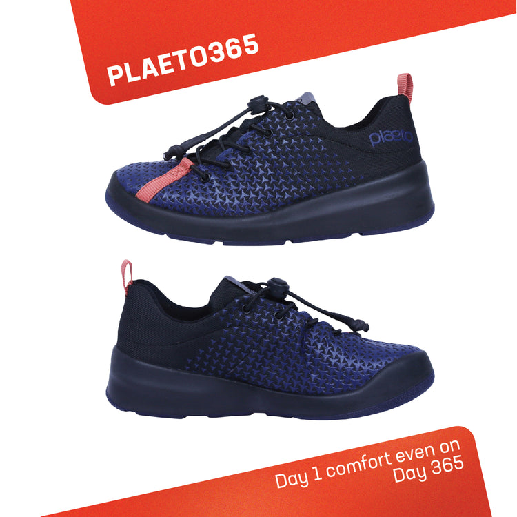 Starblast Kids Multiplay Sports Shoes - Black / Navy Blue
