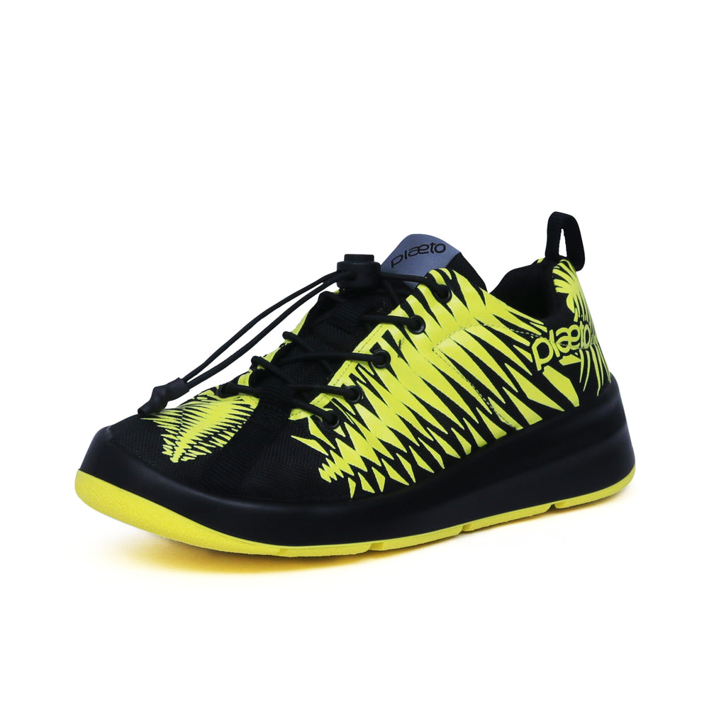 Ivy Kids Multiplay Sports Shoes - Black / Yellow