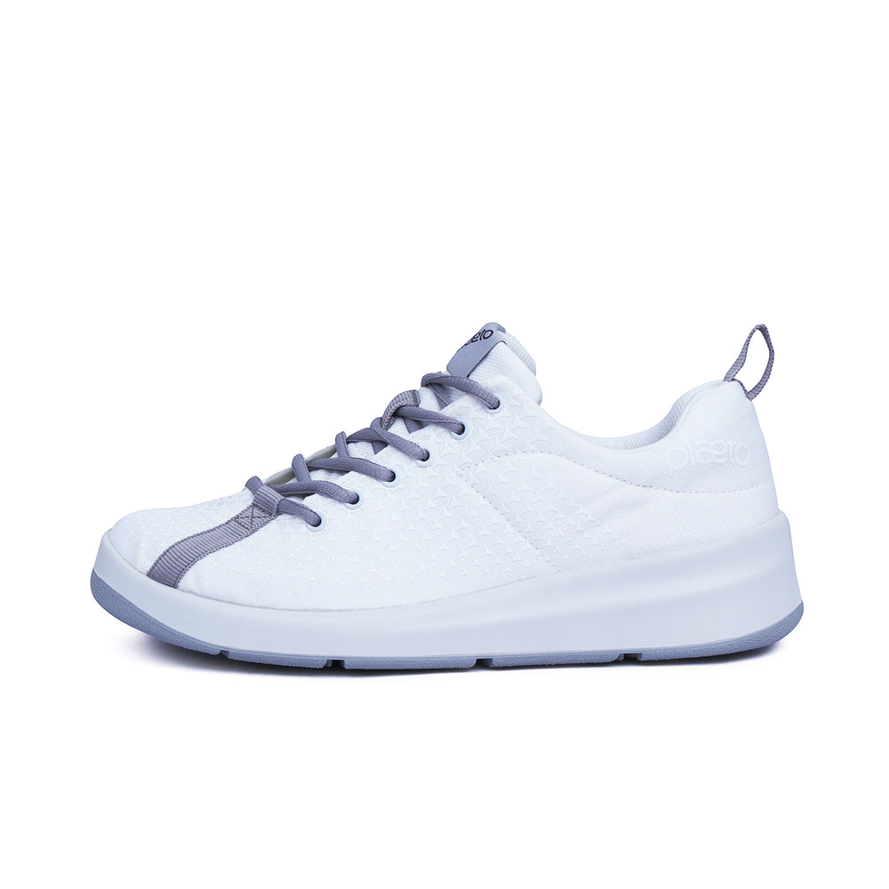 Women's Versatile Sneakers - White / Grey