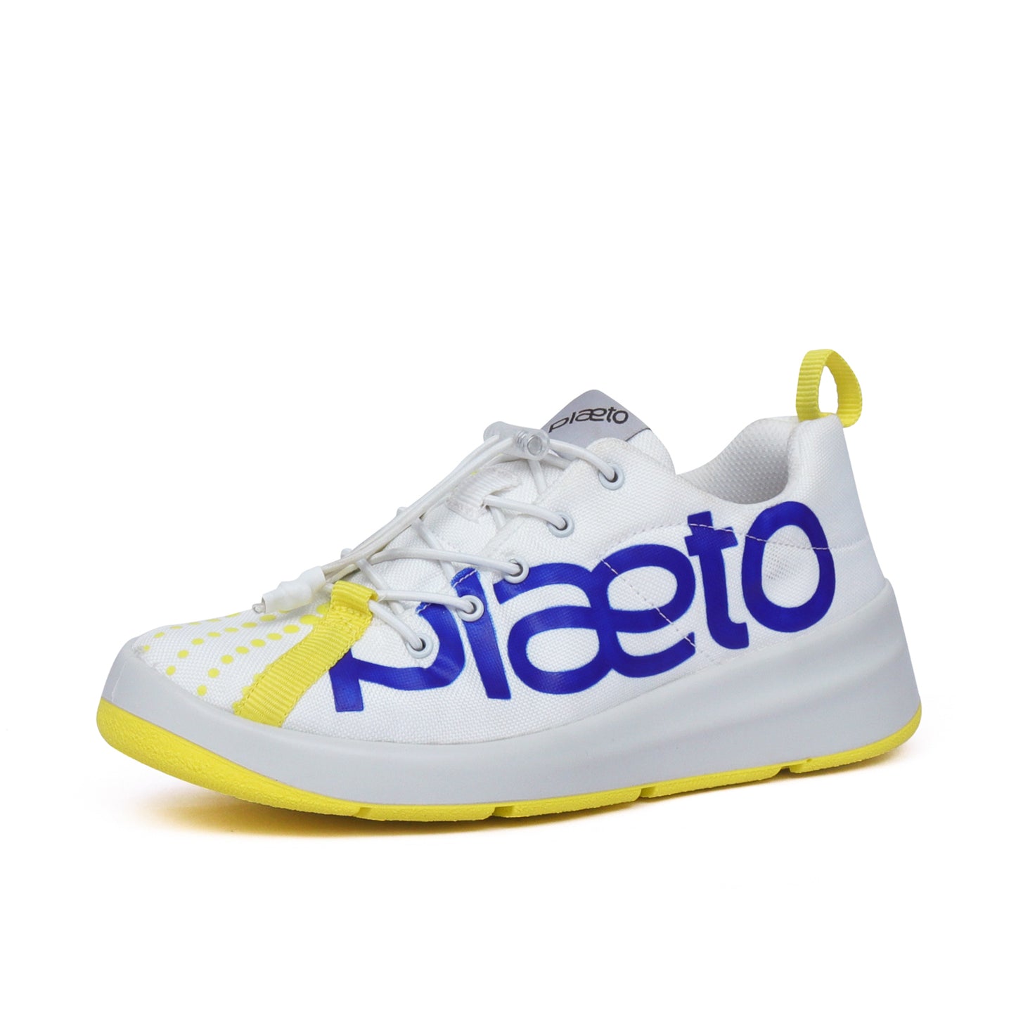 Slam Kids Multiplay Sports Shoes - White / Yellow