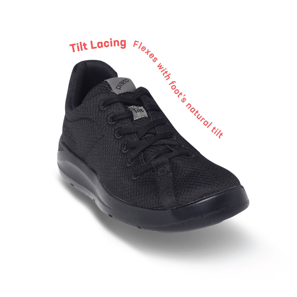 Casual Everyday Air Mesh Sneakers for Men - Classic Black