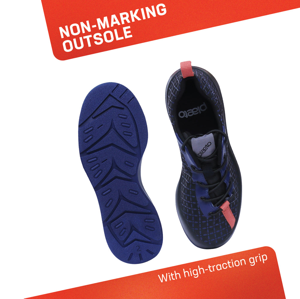 Riff Kids Multiplay Sports Shoes - Black / Navy Blue